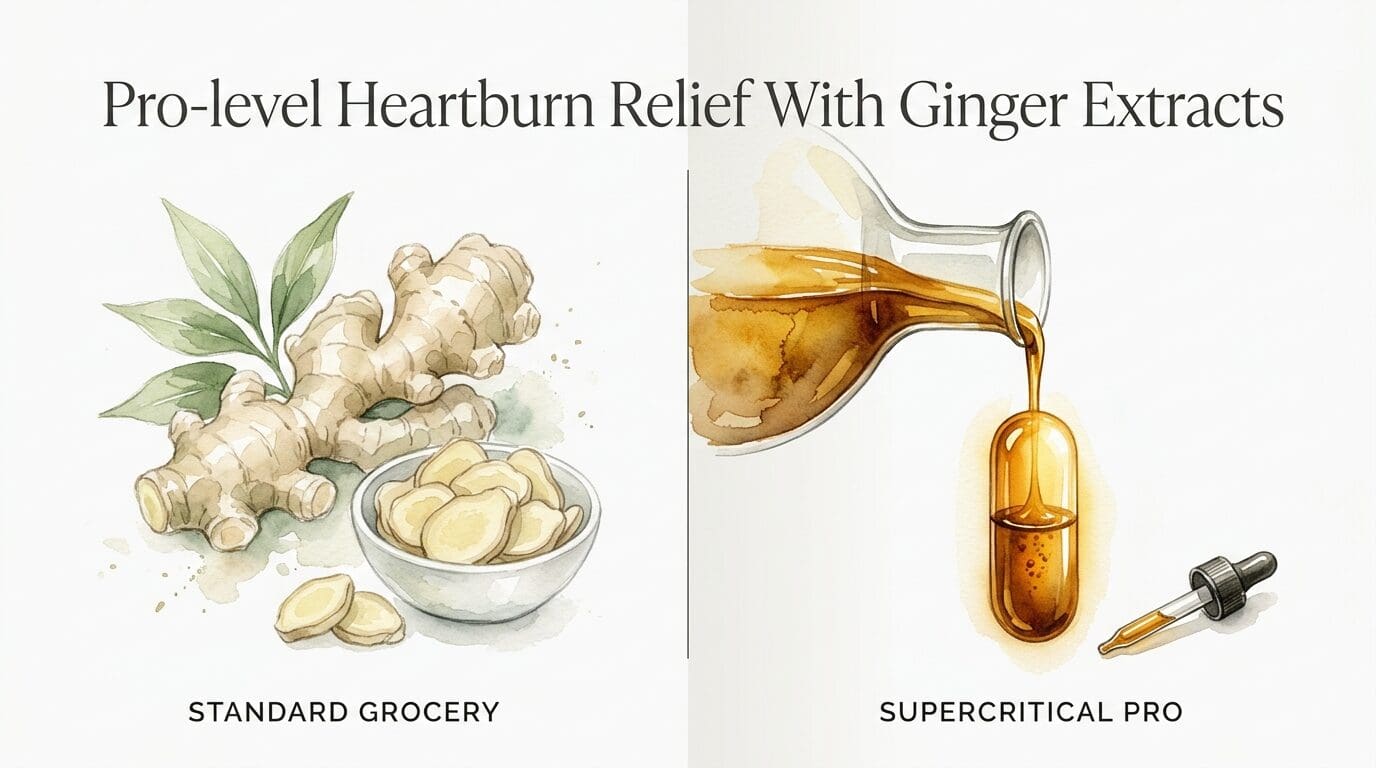 Pro-level Heartburn Relief With Ginger Extracts