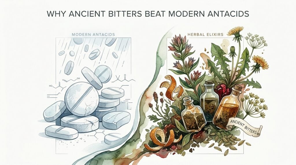 Why Ancient Bitters Beat Modern Antacids